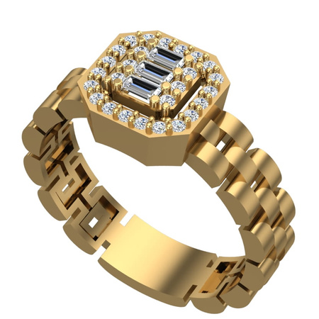 Pierścionek z cyrkoniami