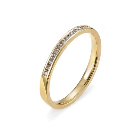 Pierścionek z brylantami 0,07 ct