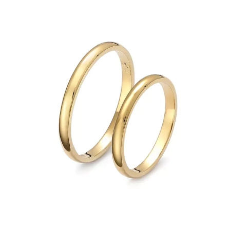 Obrączki ślubne 2 mm