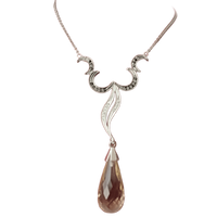 Naszyjnik z kwarcem cytrynowym