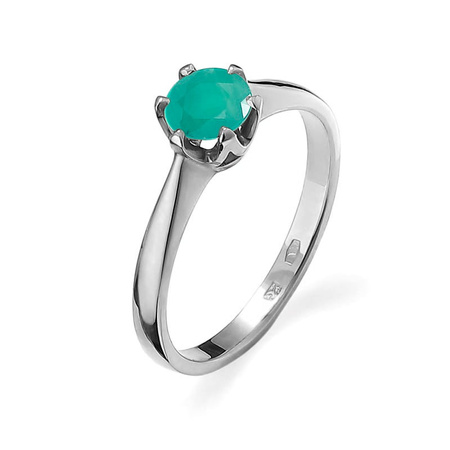 Pierścionek z szmaragdem