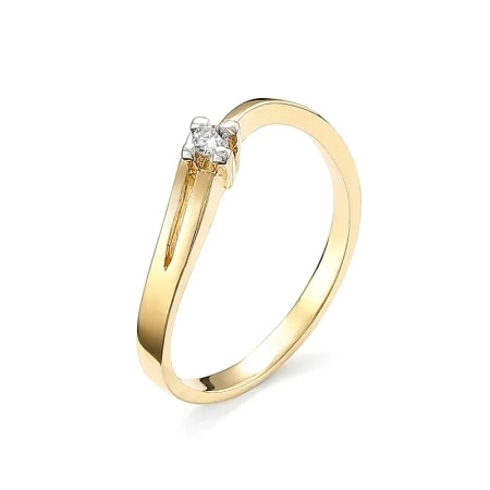 Pierścionek z brylantem 0,05 ct