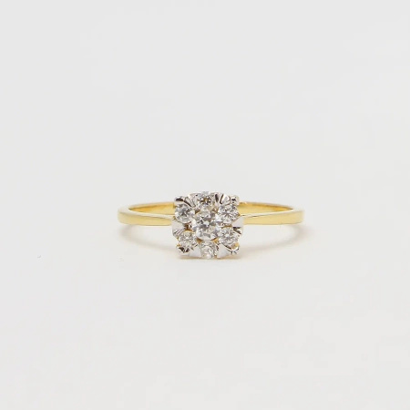 Pierścionek z brylantami 0,29 ct