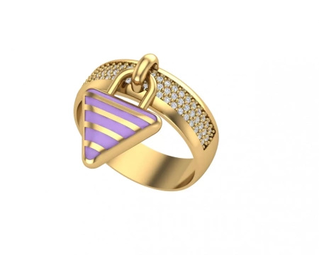 Pierścionek z cyrkoniami