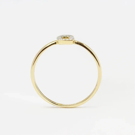 Pierścionek z brylantami 0,04 ct