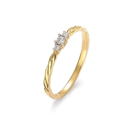 Pierścionek z cyrkoniami
