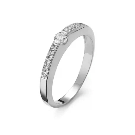 Pierścionek z brylantami 0,25 ct