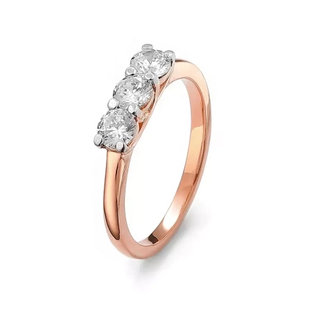 Pierścionek z brylantami 0,66 ct