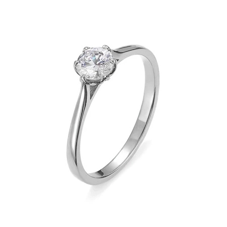 Pierścionek z brylantem 0,50 ct