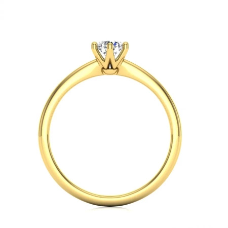 Pierścionek z brylantem 0,30 ct