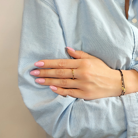 Pierścionek złoty - serce