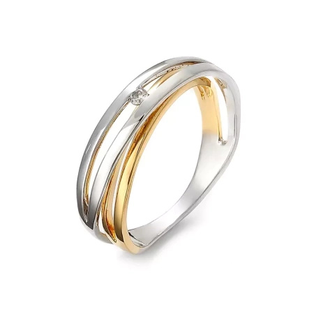 Pierścionek z brylantem 0,03 ct