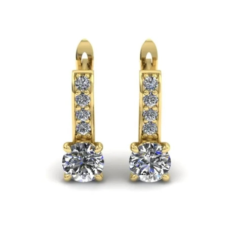 Kolczyki z brylantami