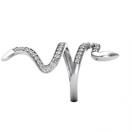 Pierścionek z cyrkoniami