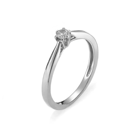 Pierścionek z brylantem 0,10 ct