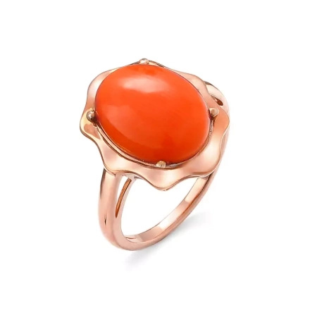 Pierścionek z koralem