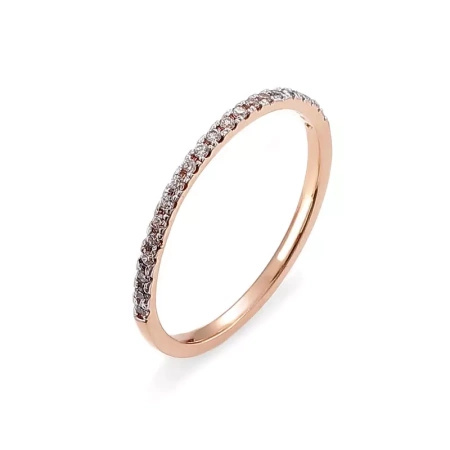 Pierścionek z brylantami 0,14 ct