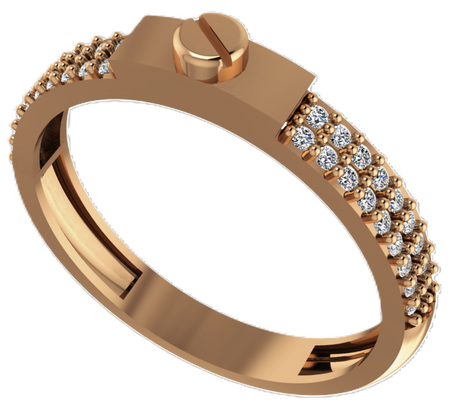 Pierścionek z cyrkoniami