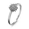 Pierścionek z brylantami 0,12 ct
