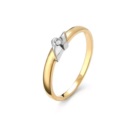 Pierścionek z brylantem 0,05 ct