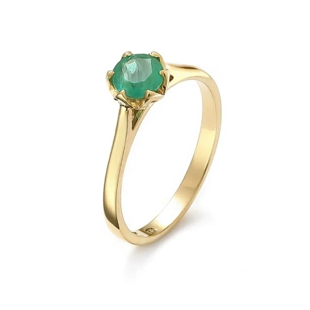 Pierścionek ze szmaragdem