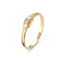 Pierścionek z brylantem 0,02 ct