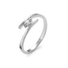 Pierścionek z brylantem 0,13 ct