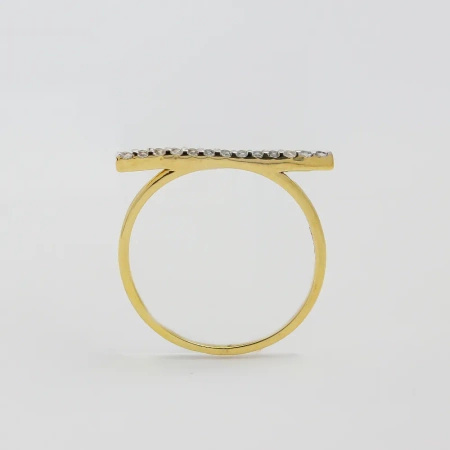 Pierścionek z brylantami 0,11 ct