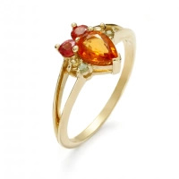 Pierścionek z szafirami