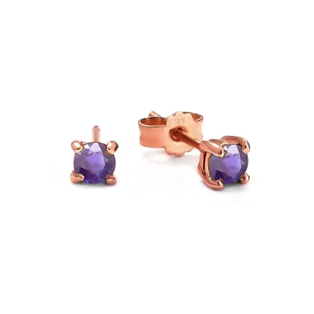 Kolczyki z tanzanitem