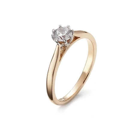 Pierścionek z brylantem 0,50 ct