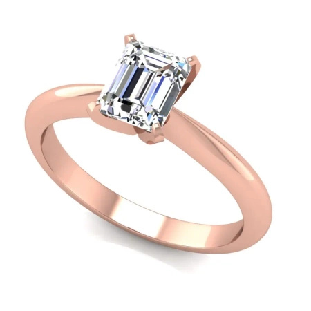 Pierścionek z moissanitem