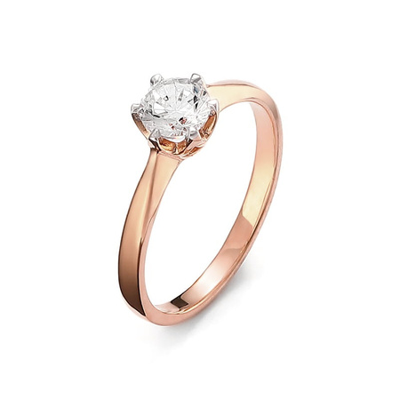 Pierścionek z brylantem 0,50 ct