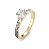 Pierścionek z brylantami 0,65 ct