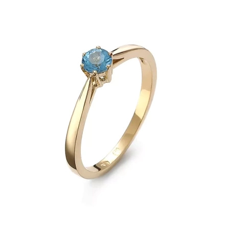 Pierścionek z topazem