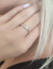 Pierścionek z brylantem 0,16 ct