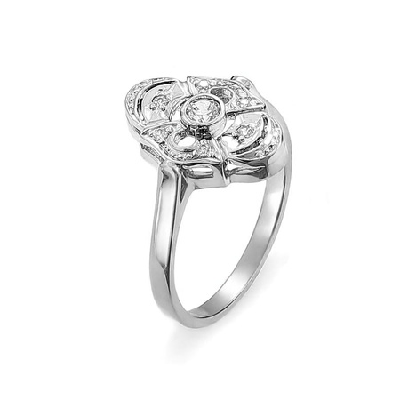 Pierścionek z brylantami 0,13 ct