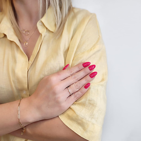 Pierścionek z brylantami 0,08 ct