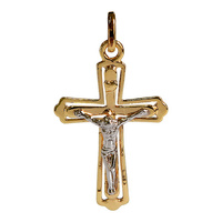 Zawieszka złota - krzyżyk