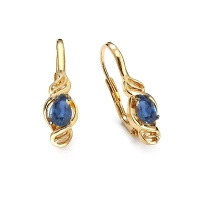 Kolczyki z szafirami