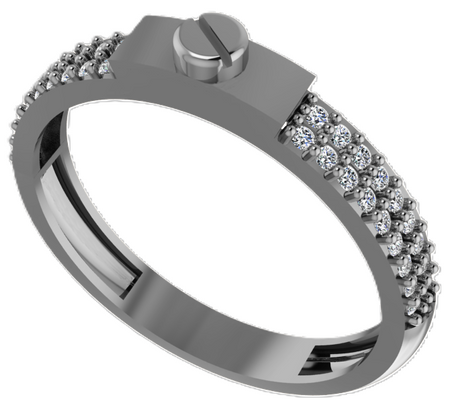 Pierścionek z cyrkoniami