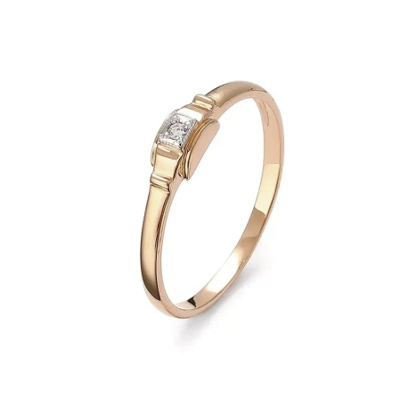 Pierścionek z brylantem 0,02 ct