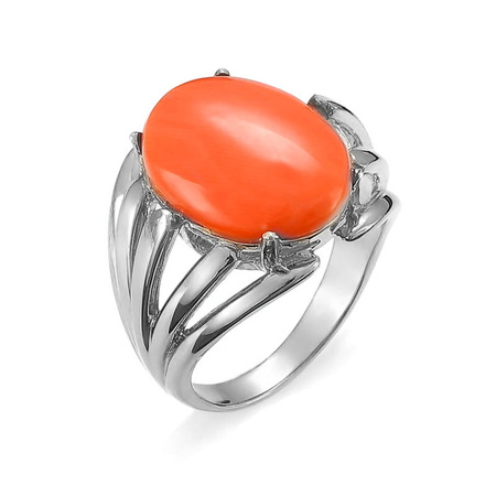 Pierścionek z koralem
