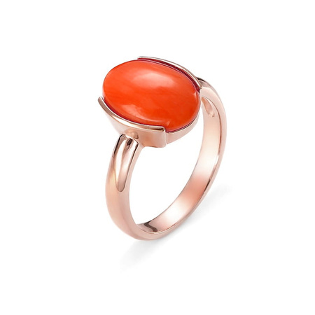 Pierścionek z koralem