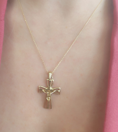 Zawieszka złota - krzyżyk