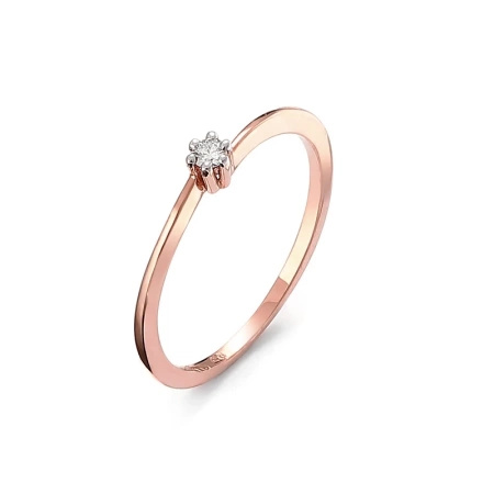 Pierścionek z brylantem 0,05 ct