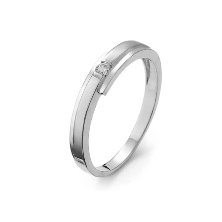 Pierścionek z brylantem 0,04 ct
