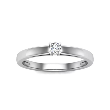 Pierścionek z brylantem 0,50 ct