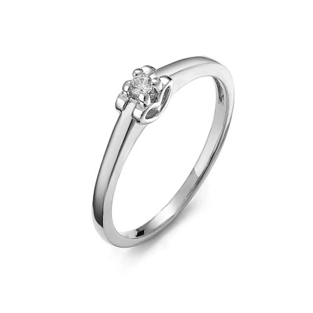 Pierścionek z brylantem 0,06 ct