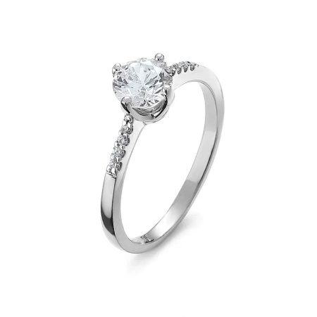 Pierścionek z brylantami 0,76 ct